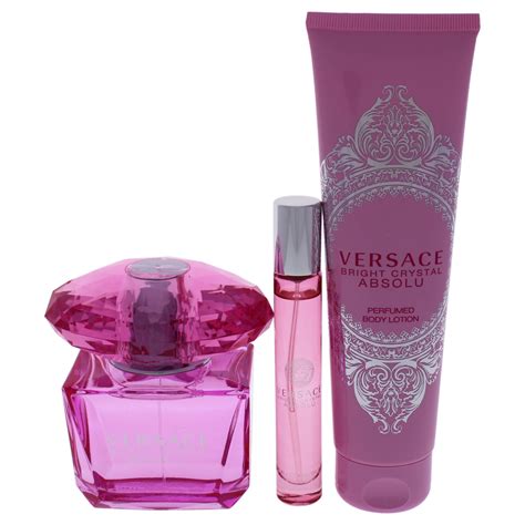 versace bright crystal women's perfume gift set|versace bright crystal set price.